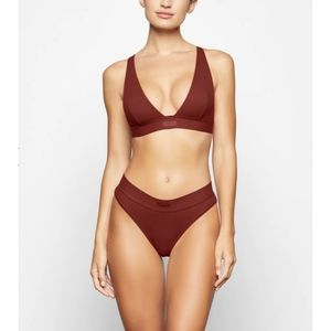 SKIMS Brown Bra